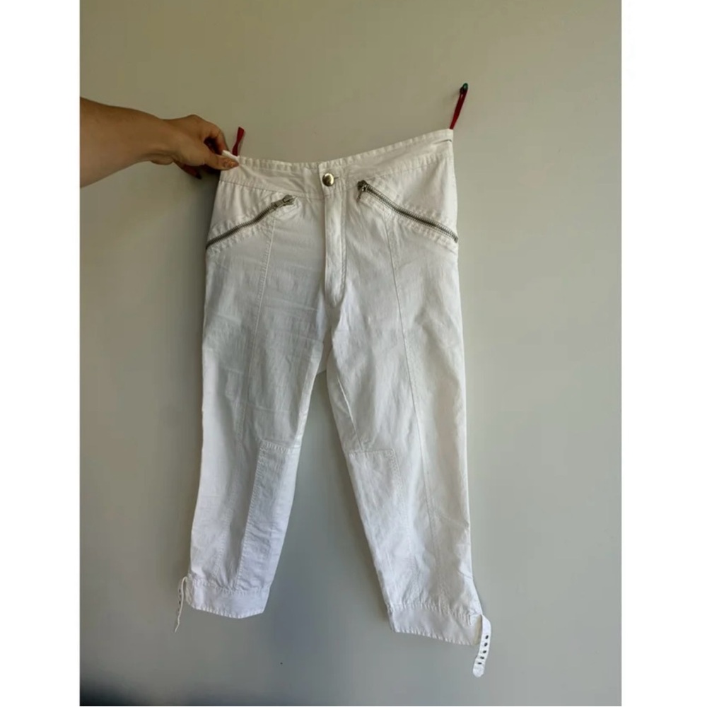 Vintage 90s Prada white capris